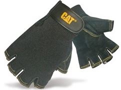 CAT Pigskin Fingerless Glove